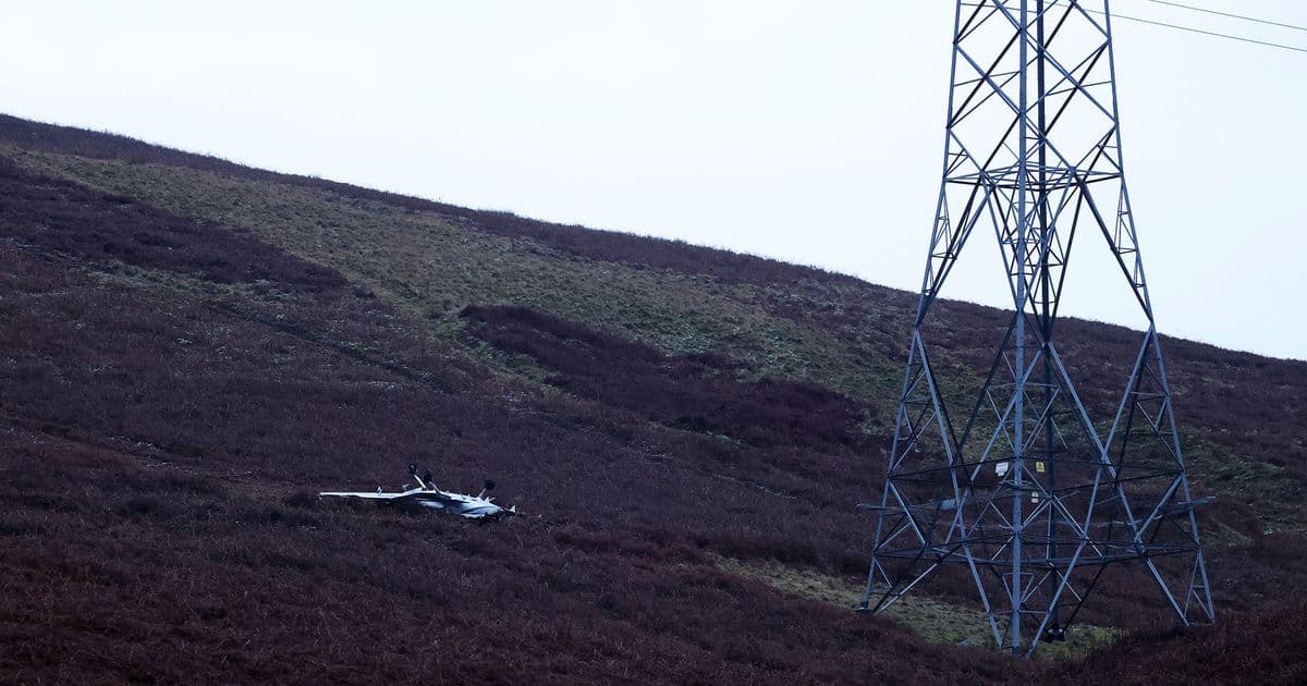 Two Dead in Tragic Moorland Plane Crash Near Rochdale