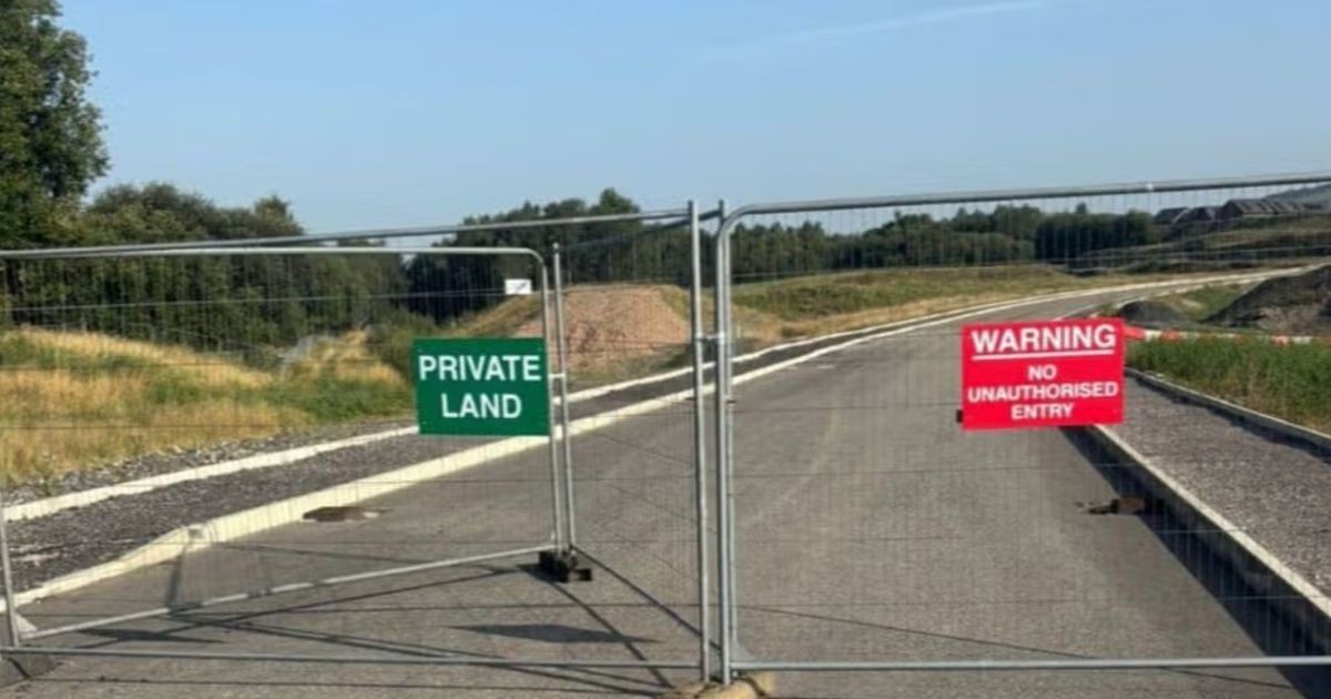 A £19m road held hostage by a £1,200 legal fee